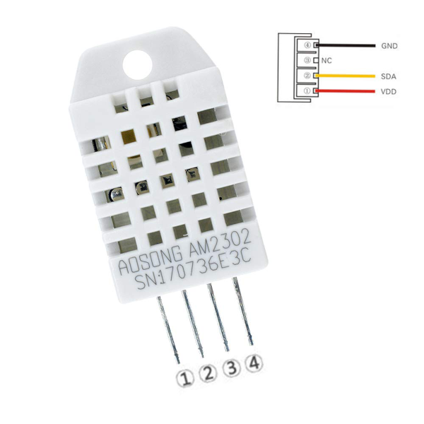 DHT22/AM2302 temperature and humidity sensor