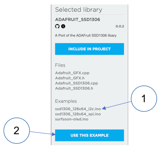 AdaFruit library in the Particle Web IDE